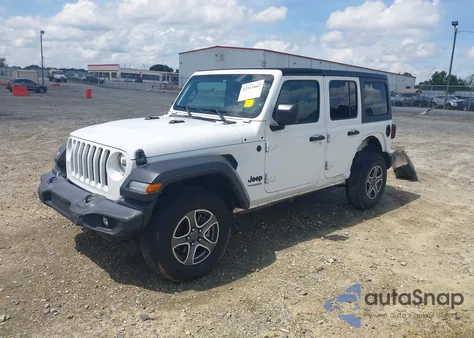 2022 Jeep Wrangler Unlimited Sport S 4X4 from USA, damaged, VIN 1C4HJXDG8NW134825